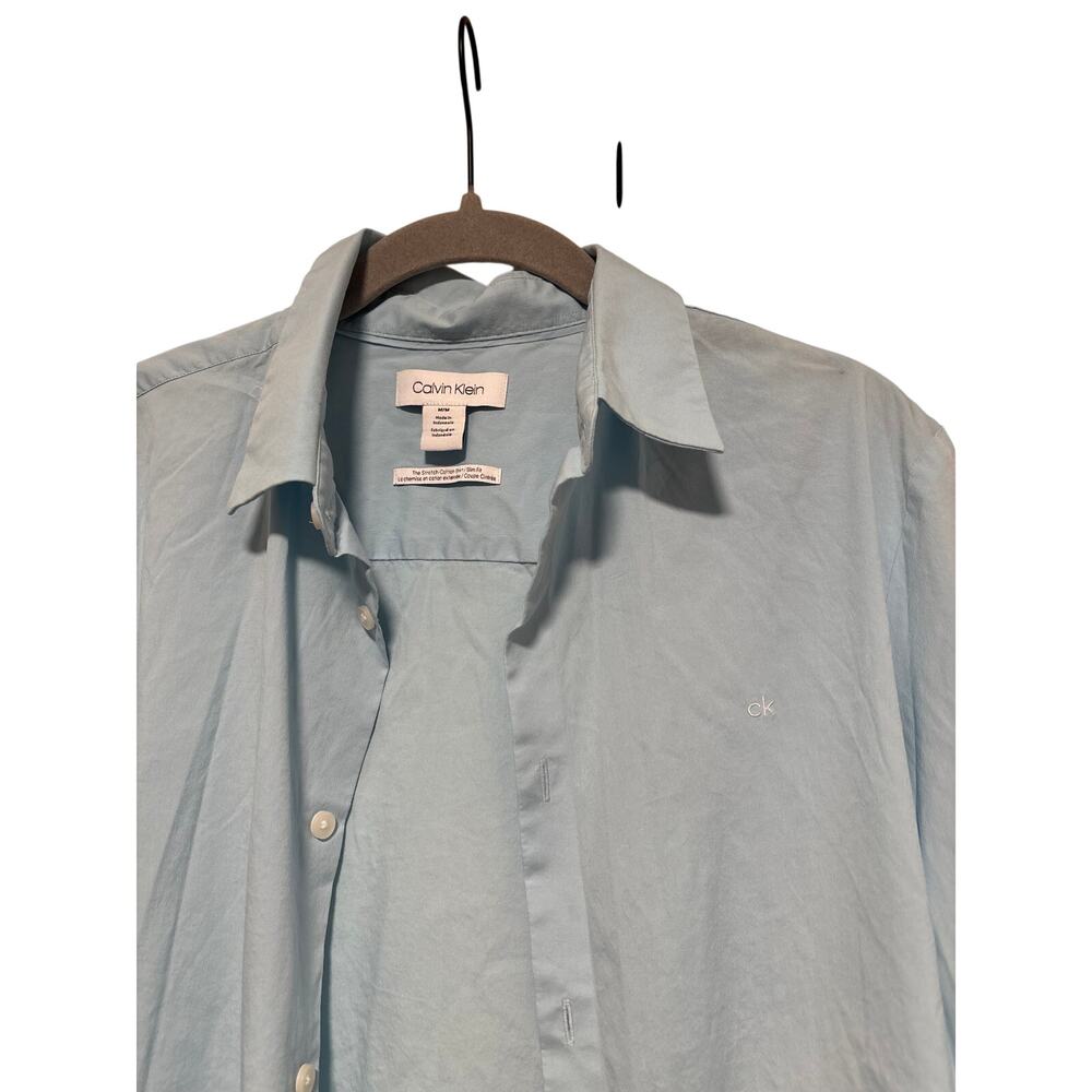 Calvin Klein Light Blue Button Down Shirt M - Picture 3 of 7